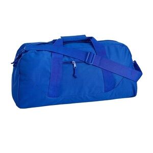 NWOT Royal Blue Large Square Duffel Bag